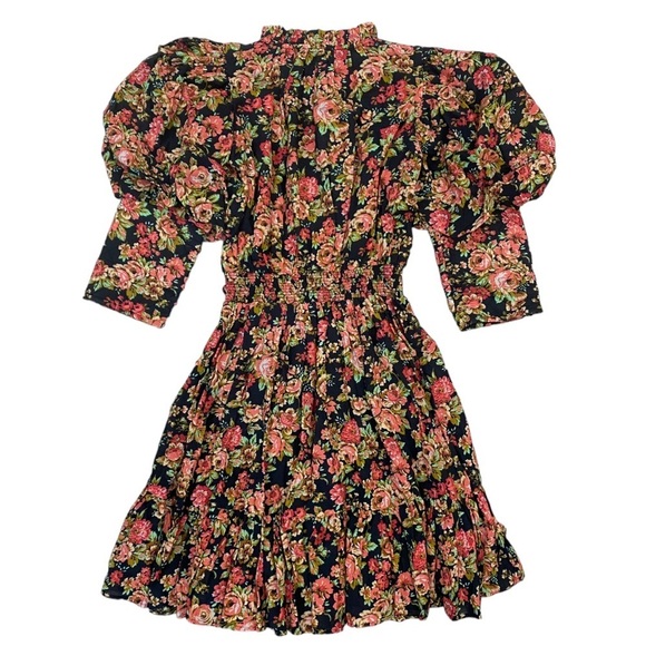 byTiMo Bohemian Floral Print Minidress in Autumnrose Size S - Picture 9 of 12